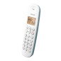 Téléphone Fixe sans Fil - LOGICOM - DECT ILOA 150 Solo - Turquoise - sans répondeur Téléphone Fixe sans Fil - LOGICOM - DECT ILOA 150 Solo - Turquoise - sans répondeur