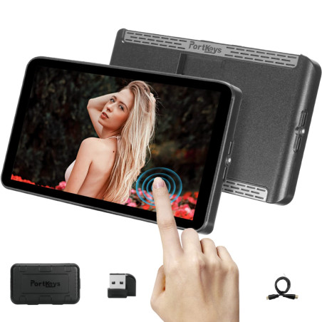 PortKeys LH7P Moniteur de caméra de contrôle sans Fil 7" Haute luminosité 4K 3D LUT Sortie 1920 x 1080 1000nit 1080P60 Sortie HD