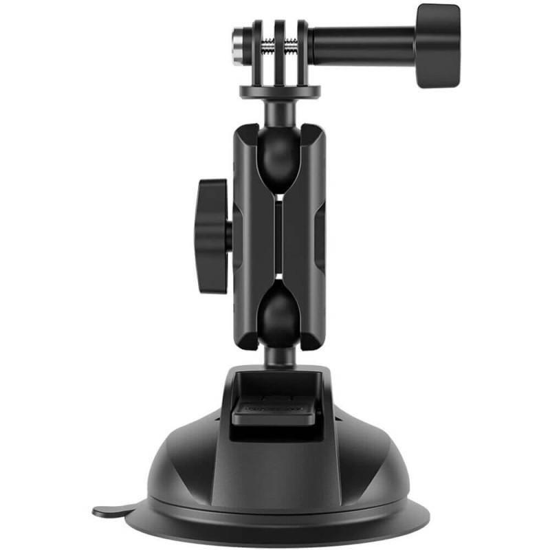 TELESIN Universal Suction Cup Holder with Phone Holder and Action Camera mounting TE-SUC-012