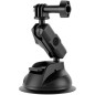 TELESIN Universal Suction Cup Holder with Phone Holder and Action Camera mounting TE-SUC-012