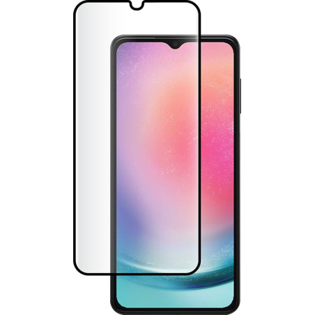 Bigben Protège écran pour Samsung Galaxy A25 + SmartFrame™ 2.5D Verre trempé - Certifié GRS