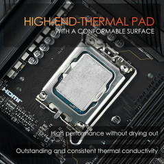 Thermal Grizzly KryoSheet 29 x 25 x 0,2 mm – Ultra Haute conductivité Thermique Graphène – Alternative Parfaite à la pâte Thermi