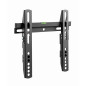 Gembird Support Mural Fixe pour TV 23–42 Pouces, Ultra-Fin 22 mm, Compatible VESA, Acier Robuste, Niveau à Bulle Intégré, Noir