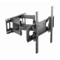Gembird Full-Motion TV Wall Mount for 32''-55'' Screens, Double-Arm, Swivel and Tilt, VESA Compatible, Black - Enhance Your View Gembird Full-Motion TV Wall Mount for 32''-55'' Screens, Double-Arm, Swivel and Tilt, VESA Compatible, Black - Enhance Your View