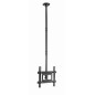 Gembird Support Plafond TV Plein Mouvement pour Écrans de 32'' à 70'', Hauteur Réglable et Pivot, Supporte jusqu'à 50 kg, Noir - Gembird Support Plafond TV Plein Mouvement pour Écrans de 32'' à 70'', Hauteur Réglable et Pivot, Supporte jusqu'à 50 kg, Noir -