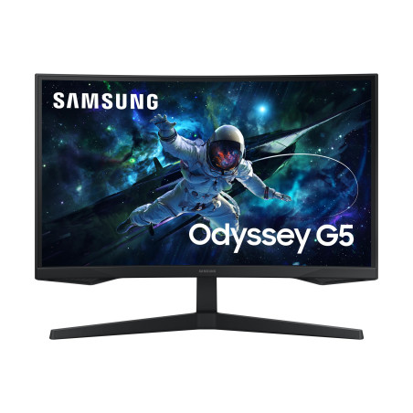 Samsung 27' Odyssey G55C Gaming Monitor, LS27CG554EUXEN