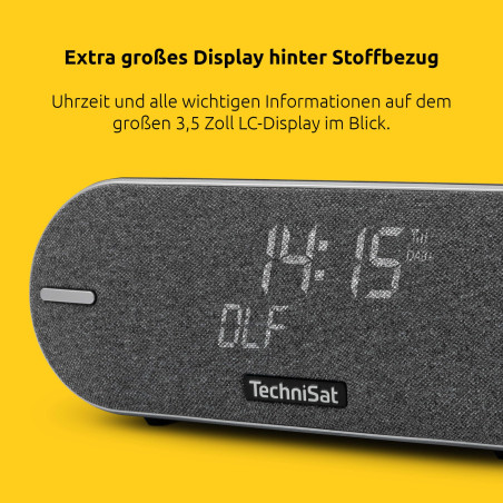 TechniSat DIGITRADIO BT 2 Haut-Parleur Bluetooth, Portable, de qualité supérieure, avec Radio numérique Dab+, FM, Horloge, minut