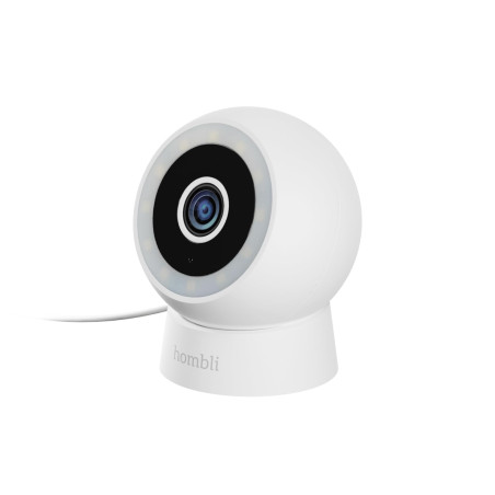Hombli Compact Cam 2K – Caméra de Sécurité Intelligente pour Intérieur/Extérieur, Caméra CCTV Étanche 2K QHD, Objectif Grand Ang