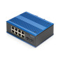 DIGITUS Commutateur réseau PoE - 10 Ports Gigabit Ethernet - 8X RJ45 + 2X SFP - IP40 - 10/100/1000 Mbit/s - Montage sur Rail - s DIGITUS Commutateur réseau PoE - 10 Ports Gigabit Ethernet - 8X RJ45 + 2X SFP - IP40 - 10/100/1000 Mbit/s - Montage sur Rail - s