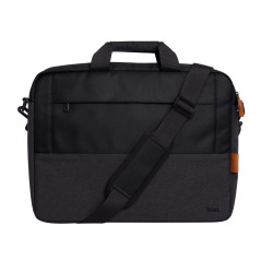 Trust Lisboa Sacoche Homme pour Ordinateur Portable 16 Pouces, Sac Bandoulière avec Sangle pour Chariot, Plastique Recyclé, Hous