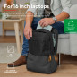 Trust Lisboa Sac à Dos Homme pour Ordinateur Portable 16 Pouces, Sac a Dos Voyage 23 Litres avec Sangle pour Chariot, Plastique Trust Lisboa Sac à Dos Homme pour Ordinateur Portable 16 Pouces, Sac a Dos Voyage 23 Litres avec Sangle pour Chariot, Plastique
