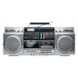 Muse M-380GBS Boombox Cassettes rétro avec Lecteur CD, AUX et Bluetooth, Compatible Smartphone, enregistreur Cassette, Design Vi Muse M-380GBS Boombox Cassettes rétro avec Lecteur CD, AUX et Bluetooth, Compatible Smartphone, enregistreur Cassette, Design Vi