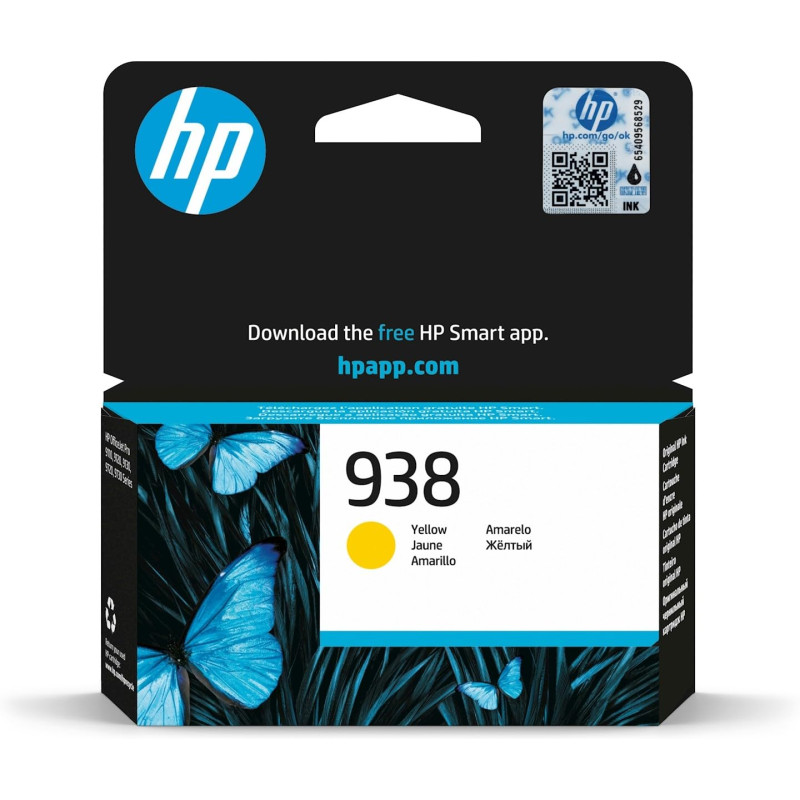 HP Cartouche d'encre d'origine 938 - Jaune (4S6X7PE)