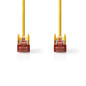 NEDIS Câble réseau CAT6 - Fiche RJ45 - Connecteur RJ45 - S/FTP - 2 m - Rond - LSZH - Jaune - Étiquette NEDIS Câble réseau CAT6 - Fiche RJ45 - Connecteur RJ45 - S/FTP - 2 m - Rond - LSZH - Jaune - Étiquette