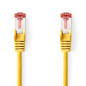 NEDIS Câble réseau CAT6 - Fiche RJ45 - Connecteur RJ45 - S/FTP - 2 m - Rond - LSZH - Jaune - Étiquette NEDIS Câble réseau CAT6 - Fiche RJ45 - Connecteur RJ45 - S/FTP - 2 m - Rond - LSZH - Jaune - Étiquette