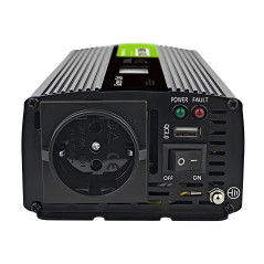 Green Cell Convertisseur de Tension LCD 500 W/1000 W 12 V à 230 V Convertisseur de Tension sinusoïdale Pure Convertisseur de Pui
