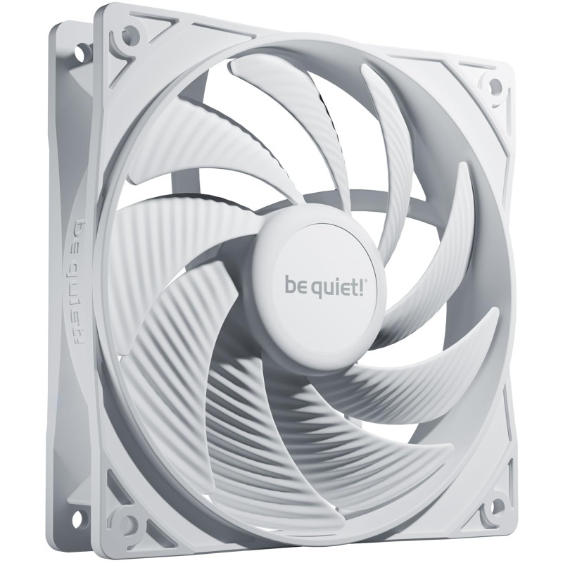 be quiet! Pure Wings 3 120mm PWM high-speed White ventilateur, moteur innovant en boucle fermée qui maintient une vitesse de rot be quiet! Pure Wings 3 120mm PWM high-speed White ventilateur, moteur innovant en boucle fermée qui maintient une vitesse de rot