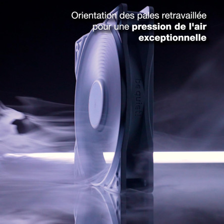 be quiet! Pure Wings 3 140mm PWM high-speed White ventilateur, moteur innovant en boucle fermée maintient une vitesse de rotatio