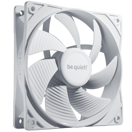 be quiet! Pure Wings 3 120mm PWM White ventilateur, vitesse de pointe élevée, faible régime minimum, cadre du ventilateur optimi