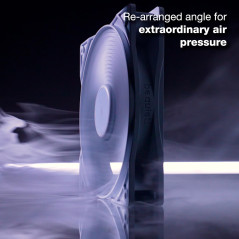 be quiet! Pure Wings 3 120mm PWM White ventilateur, vitesse de pointe élevée, faible régime minimum, cadre du ventilateur optimi
