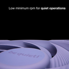 be quiet! Pure Wings 3 120mm PWM White ventilateur, vitesse de pointe élevée, faible régime minimum, cadre du ventilateur optimi