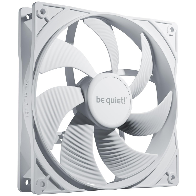 be quiet! Pure Wings 3 140mm PWM White ventilateur, vitesse de pointe élevée, faible régime minimum, cadre du ventilateur optimi be quiet! Pure Wings 3 140mm PWM White ventilateur, vitesse de pointe élevée, faible régime minimum, cadre du ventilateur optimi