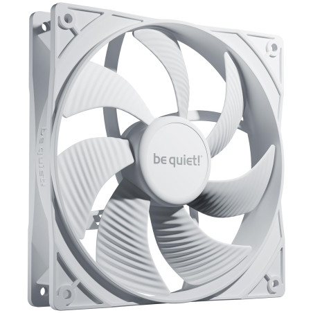 be quiet! Pure Wings 3 140mm PWM White ventilateur, vitesse de pointe élevée, faible régime minimum, cadre du ventilateur optimi