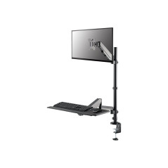 Newstar FPMA-D1320SILVER Support d'écran Plat pour Bureau - Supports d'écrans Plats pour Bureau (0-180°)
