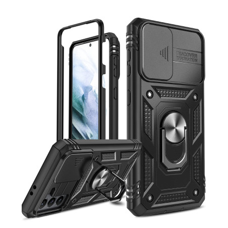 LeYi Coque pour Samsung Galaxy S21 5G avec Anneau Support, 360 Full Protection de la Caméra en PC Dur Anti-Chut Renforcée Armor