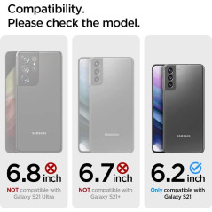 LeYi Coque pour Samsung Galaxy S21 5G avec Anneau Support, 360 Full Protection de la Caméra en PC Dur Anti-Chut Renforcée Armor