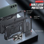 LeYi Coque pour Samsung Galaxy S22 5G Housse,Protection Caméra Étui avec Lentille Coulissante Couverture et Anneau Support,Étui LeYi Coque pour Samsung Galaxy S22 5G Housse,Protection Caméra Étui avec Lentille Coulissante Couverture et Anneau Support,Étui