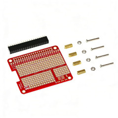 Switian 2PCS PCB Prototype Double Face - Carte Circuit Imprimé Compatible Raspberry Pi 2/B+/A+ avec en-têtes et Vis Incluses