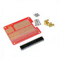 Switian 2PCS PCB Prototype Double Face - Carte Circuit Imprimé Compatible Raspberry Pi 2/B+/A+ avec en-têtes et Vis Incluses Switian 2PCS PCB Prototype Double Face - Carte Circuit Imprimé Compatible Raspberry Pi 2/B+/A+ avec en-têtes et Vis Incluses