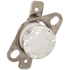 sourcing map Température Contrôle Interrupteur Thermostat KSD302 AC 250V 10A 200°C NC