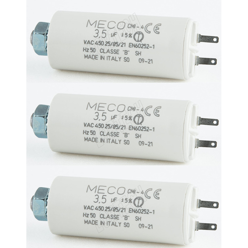 Condenseur volet roulant 3,5µF cosses 2.8mm