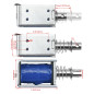 Heschen Électroaimant solénoïde HS-0837 DC24V 15N 10mm course Pull Type cadre ouvert Heschen Électroaimant solénoïde HS-0837 DC24V 15N 10mm course Pull Type cadre ouvert
