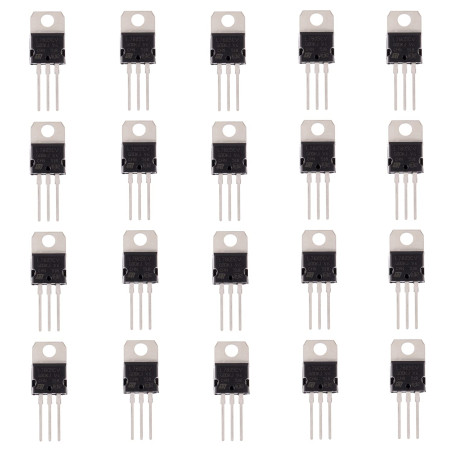 BOJACK IC L7805CV Régulateur de tension sortie 5 V 1,5 A Circuits intégrés L7805 Régulateurs de tension linéaires positifs TO-22