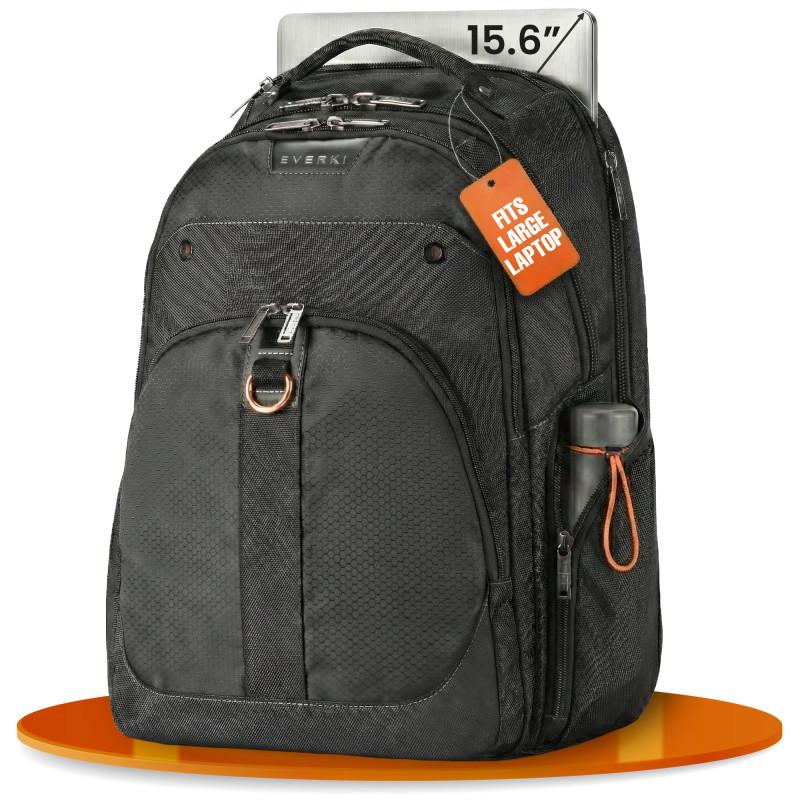 Everki Atlas sac à dos ordinateur 29,5 L – sac de voyage pour femme et homme, sac travail/voyage, compatible ordinateurs 15,6", Everki Atlas sac à dos ordinateur 29,5 L – sac de voyage pour femme et homme, sac travail/voyage, compatible ordinateurs 15,6",