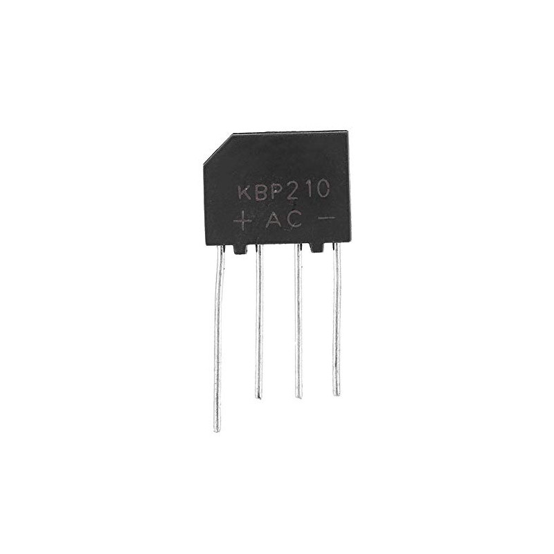 Garosa Pont de diode 1000V 2A d'avance de Pont de redresseur de Pont KBP210 Plat pour Le Circuit électronique(10 pièces) Garosa Pont de diode 1000V 2A d'avance de Pont de redresseur de Pont KBP210 Plat pour Le Circuit électronique(10 pièces)