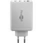 goobay Multiport Power Delivery Chargeur USB C 100 W/Bloc d'alimentation Compact Ultra Rapide pour 4 appareils/Port USB Quick Ch goobay Multiport Power Delivery Chargeur USB C 100 W/Bloc d'alimentation Compact Ultra Rapide pour 4 appareils/Port USB Quick Ch