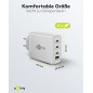 goobay Multiport Power Delivery Chargeur USB C 100 W/Bloc d'alimentation Compact Ultra Rapide pour 4 appareils/Port USB Quick Ch goobay Multiport Power Delivery Chargeur USB C 100 W/Bloc d'alimentation Compact Ultra Rapide pour 4 appareils/Port USB Quick Ch