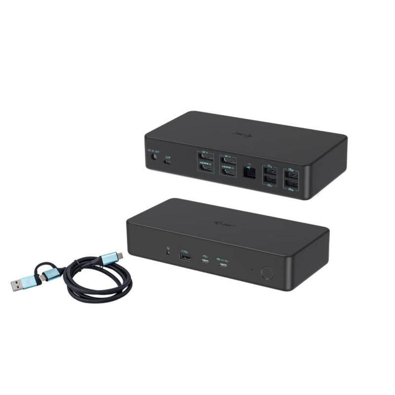 i-Tec Dockstation CADUAL4KDOCKPD2 Noir