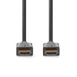 NEDIS Câble HDMI haute vitesse de 1,5 m avec Ethernet, plaqué or [noir]