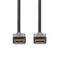 NEDIS Câble HDMI haute vitesse de 1,5 m avec Ethernet, plaqué or [noir]