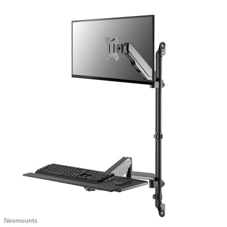 Newstar FPMA-D1330D4SILVER Support d'écran Plat pour Bureau - Supports d'écrans Plats pour Bureau (75 x 75 mm, 100 x 100 mm, 0-1