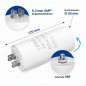 VIOKS Condensateur moteur CBB60 Elko 450 V 35 uf avec cosses enfichables et vis de fixation – Condensateur anti-brouilleur LED p VIOKS Condensateur moteur CBB60 Elko 450 V 35 uf avec cosses enfichables et vis de fixation – Condensateur anti-brouilleur LED p