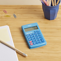 Casio LC-401LV-BU-BOITE Calculatrice Scolaire Primaire Bleu