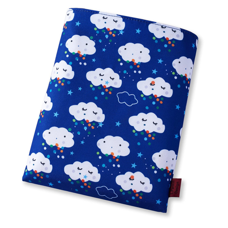 Lparkin Couverture protège-livre Motifs nuages, Tissu, Medium Lparkin Couverture protège-livre Motifs nuages, Tissu, Medium