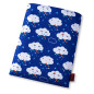 Lparkin Couverture protège-livre Motifs nuages, Tissu, Medium Lparkin Couverture protège-livre Motifs nuages, Tissu, Medium