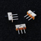 GUMEI 10 pièces 2 Positions Marche/arrêt SPDT 1P2T 3 Broches Panneau PCB Mini Interrupteur à glissière Vertical SS12D00G3 GUMEI 10 pièces 2 Positions Marche/arrêt SPDT 1P2T 3 Broches Panneau PCB Mini Interrupteur à glissière Vertical SS12D00G3